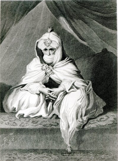 Alameen Ben Mohammed (El Kanemy), kirjasta "Narraative of Travels and Discoveries in Northern and Central Africa", 1826 tekijältä Edward Francis Finden